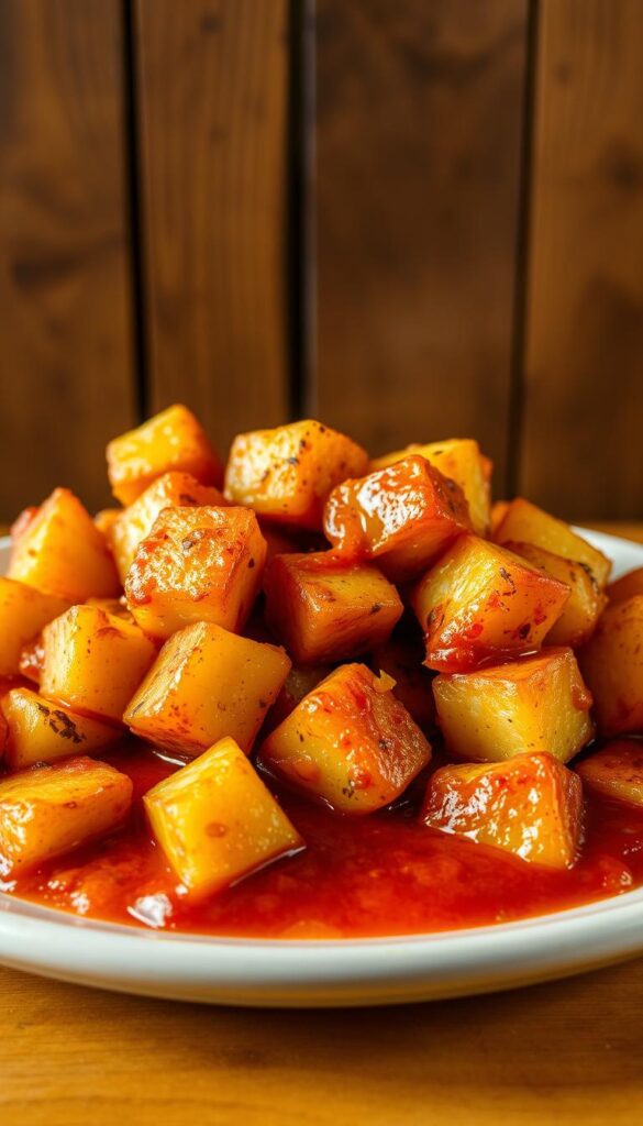 Patatas bravas plato tradicional español